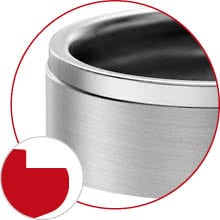 Edge groove