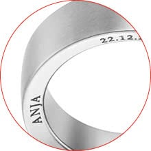 Lateral engraving